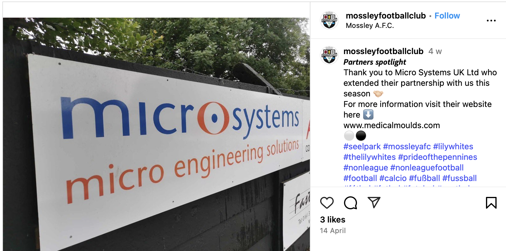 Micro systems sponsorship